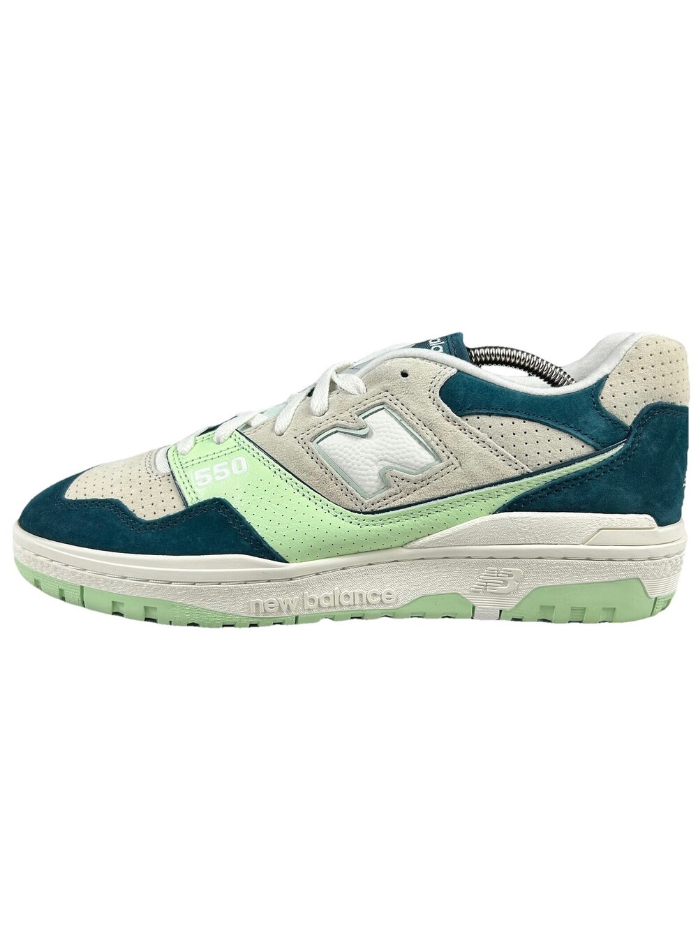 New Balance 550 Daily Sneakers Men’s Size 12 Green Gray Lifestyle Fashion Shoes